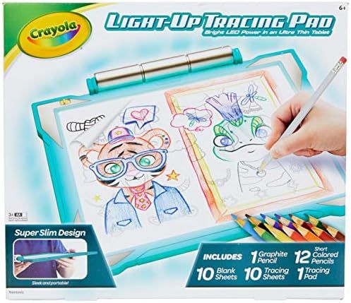 Crayola Light Up Tracing Pad Teal, Kids Drawing Tablet, Easter Gifts for Kids, Ages 6, 7, 8, 9, 1... | Amazon (US)