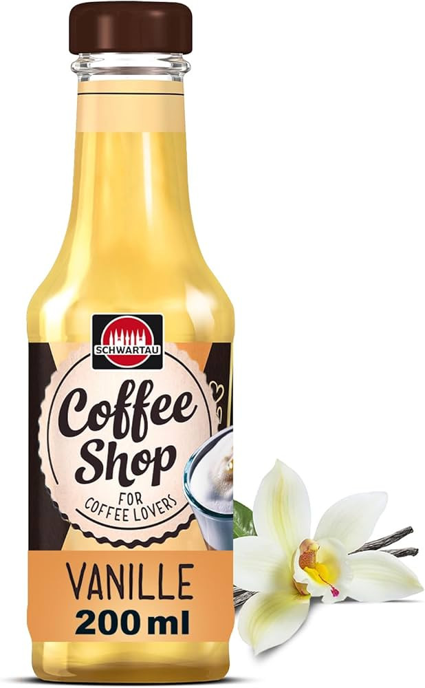 Schwartau Coffee Shop Vanille-Sirup – Barista-Qualität für Kaffee-Kreationen, Natürlicher Ge... | Amazon (DE)