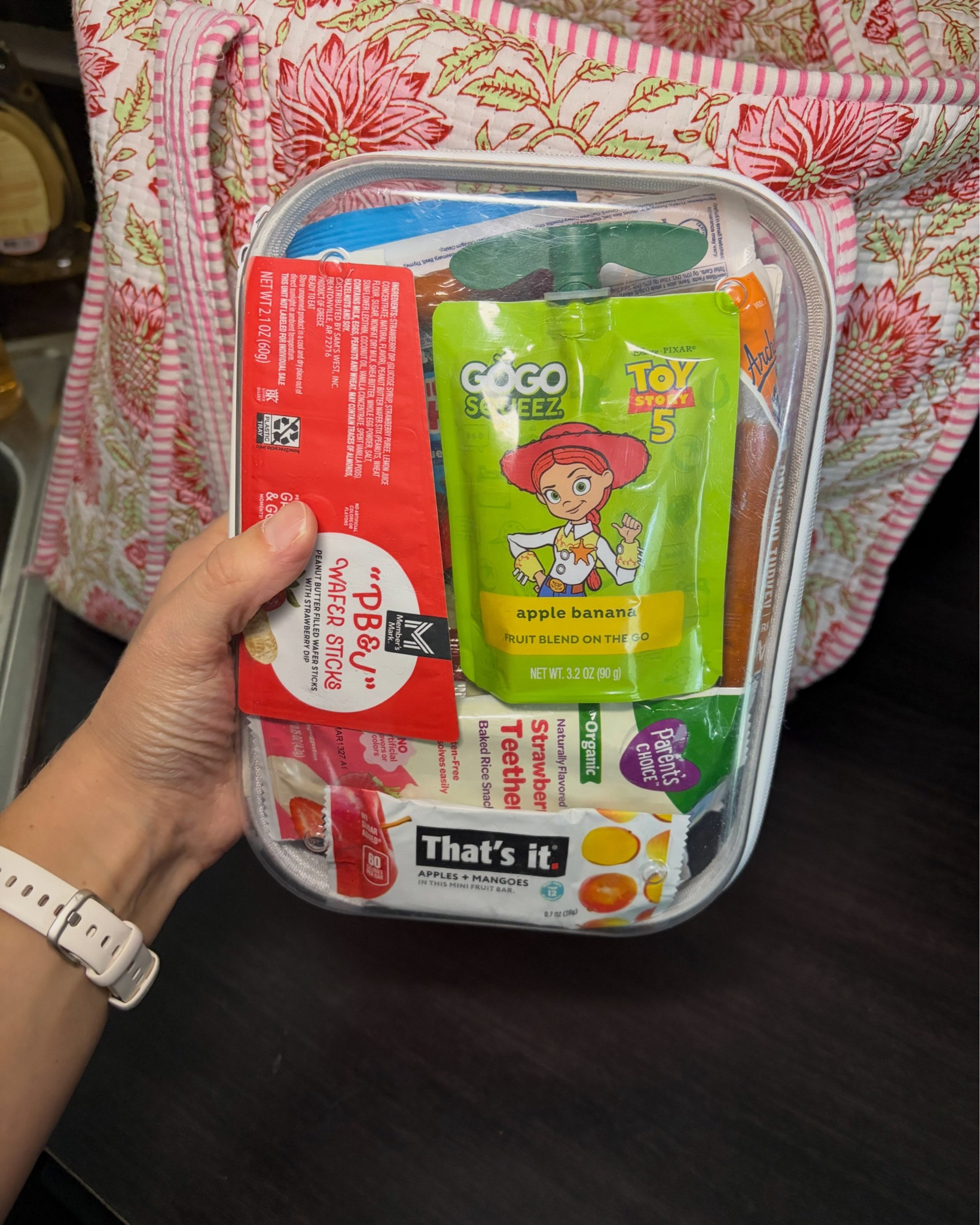 I love using these clear pencil cases for so many things but my most used purpose for them is as a snack container! They hold everything in one place and keep the snacks from getting crushed in my bag!

Not to mention they come in several different sizes and this medium sized one hold the perfect amount of snacks to share with friends on a park date! 🙌

#snacks #toddlermom #momhack #targetfinds @target