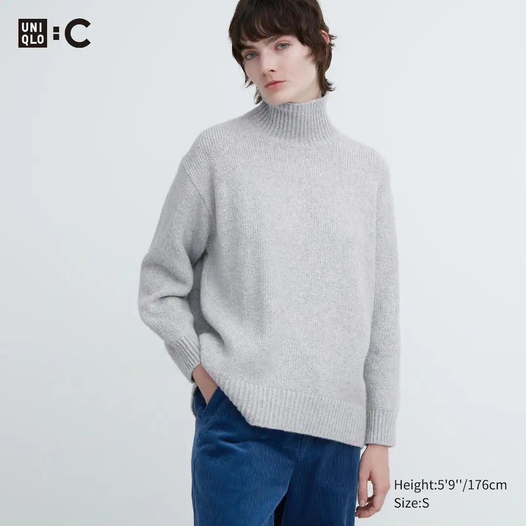 Soft Knit High Neck Jumper | UNIQLO (UK)
