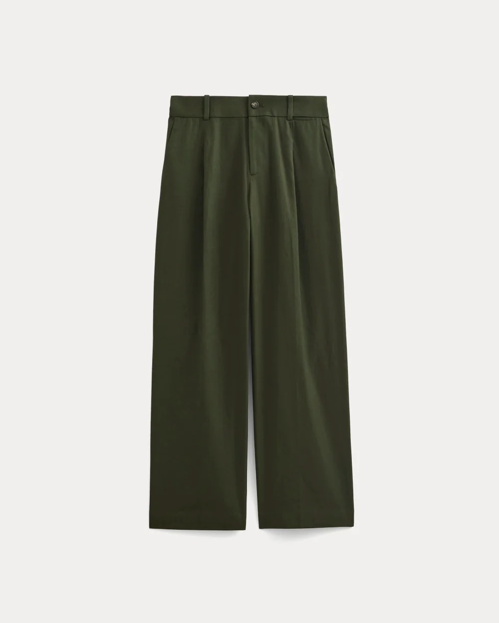 Wide-Leg Trouser in Buttersmooth | Deep Taupe | 30" Inseam | Everlane