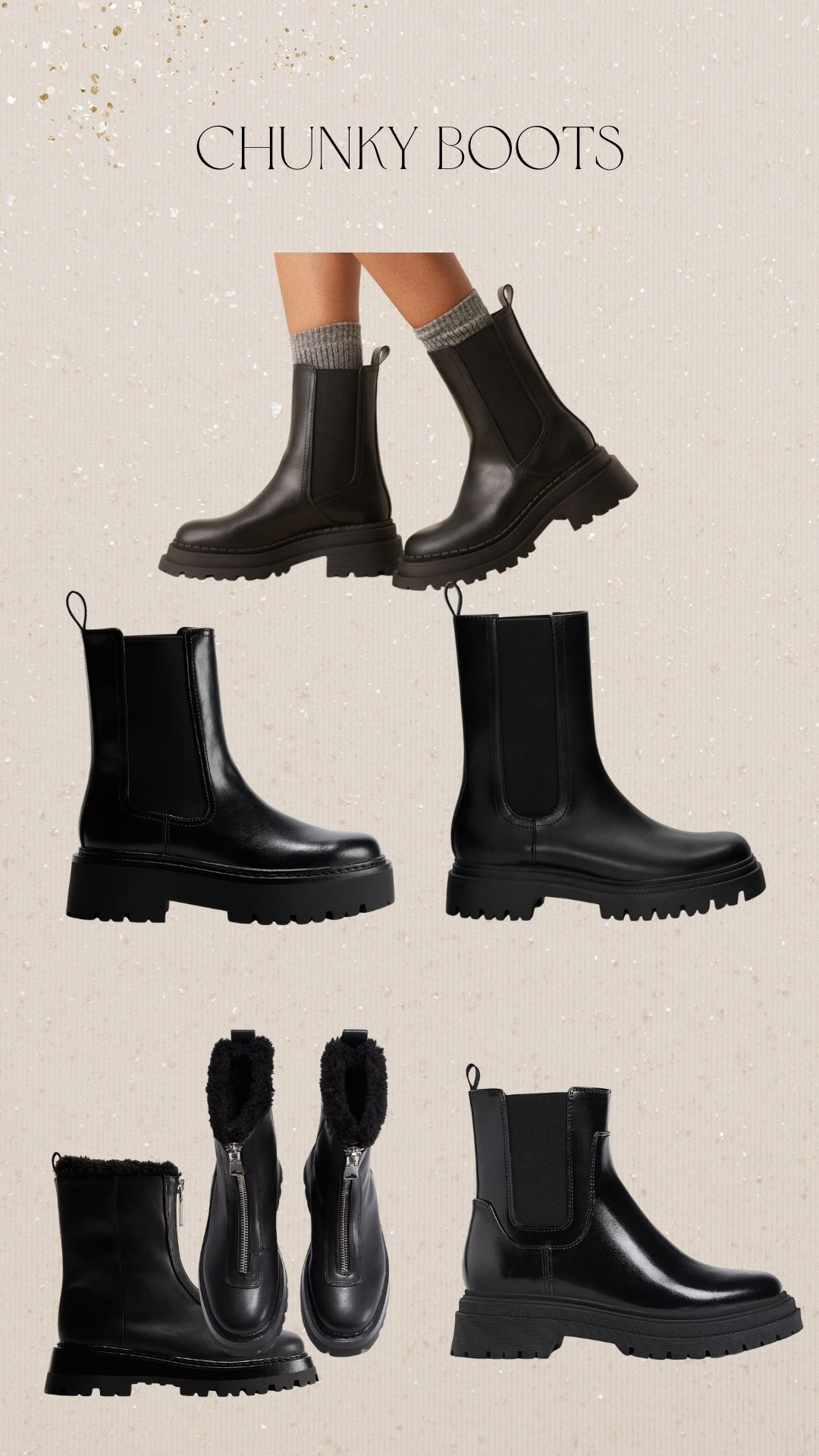 My chunky boot picks from the high street. Some really affordable black chunky boot options here. A staple in my wardrobe every single year. 

#LTKshoes #LTKautumn #LTKuk
