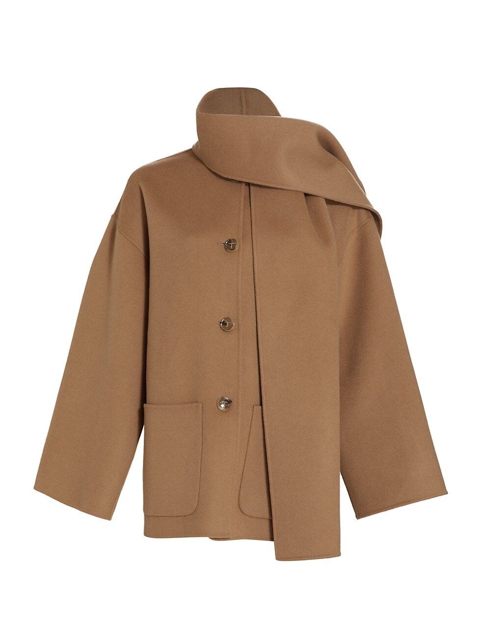 Totême Convertible Scarf-Collar Jacket | Saks Fifth Avenue