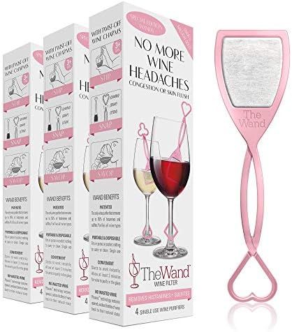 The Wand Wine Purifier (12-Pack) | No More Wine Headaches | Removes Histamines and Sulfites | Wit... | Amazon (US)