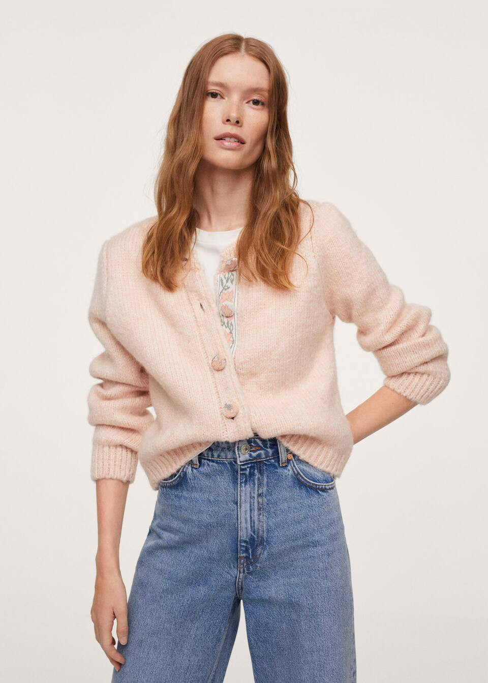 Chunky knit cardigan | MANGO (US)