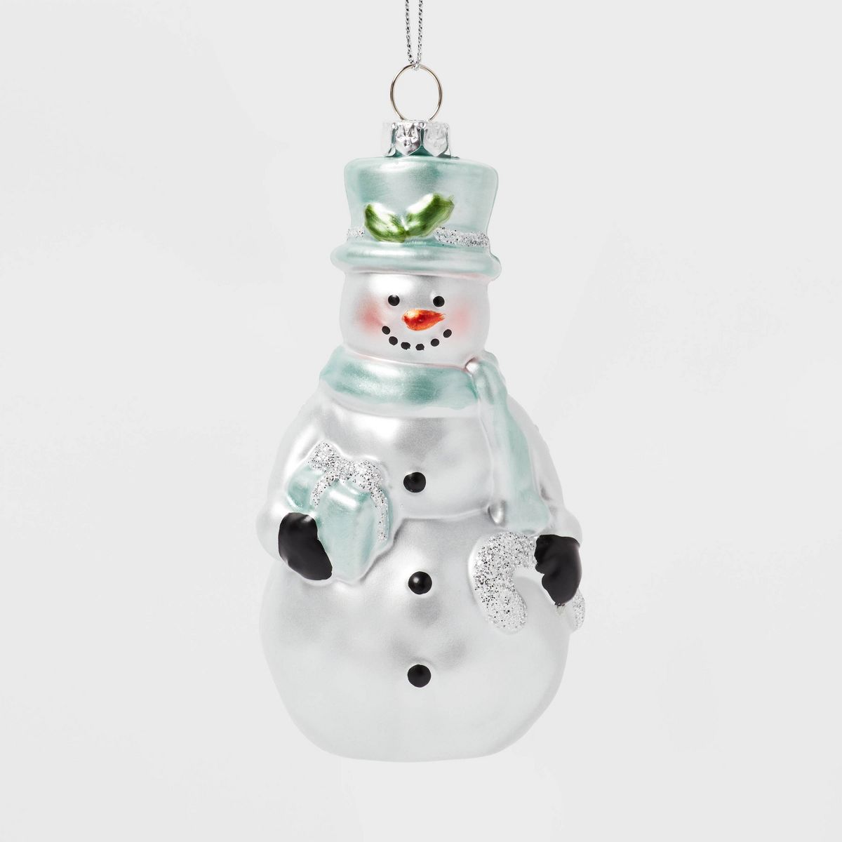 Snowman Christmas Tree Ornament White/Mint - Wondershop™ | Target