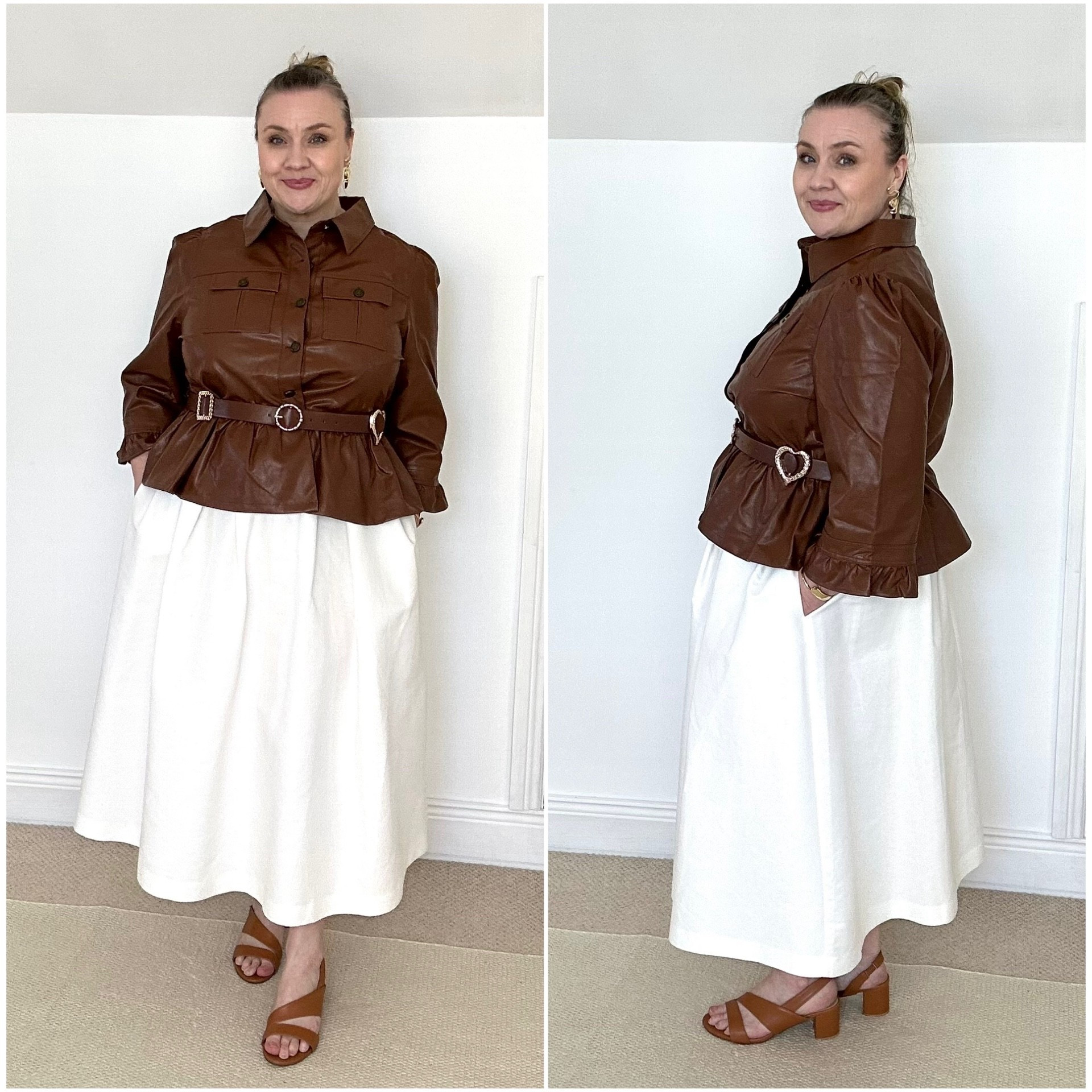 It’s always fun to play with different siluettes and textures 

#LTKover50style #LTKplussize #LTKspring