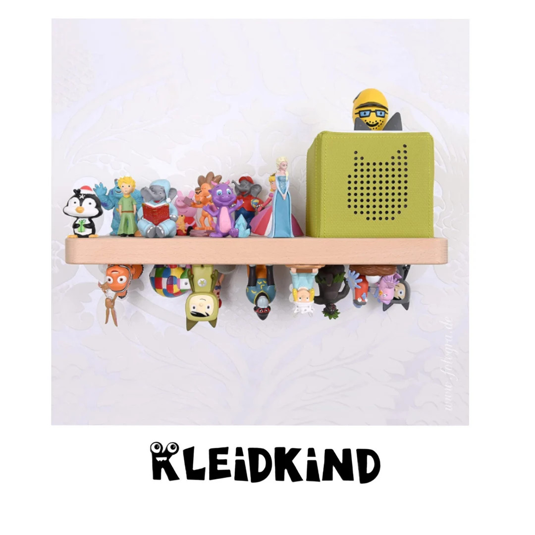 KLEIDKIND'S Wooden Montessori Style Toniebox Shelf Beige Color for 60 Tonies - Etsy | Etsy (US)