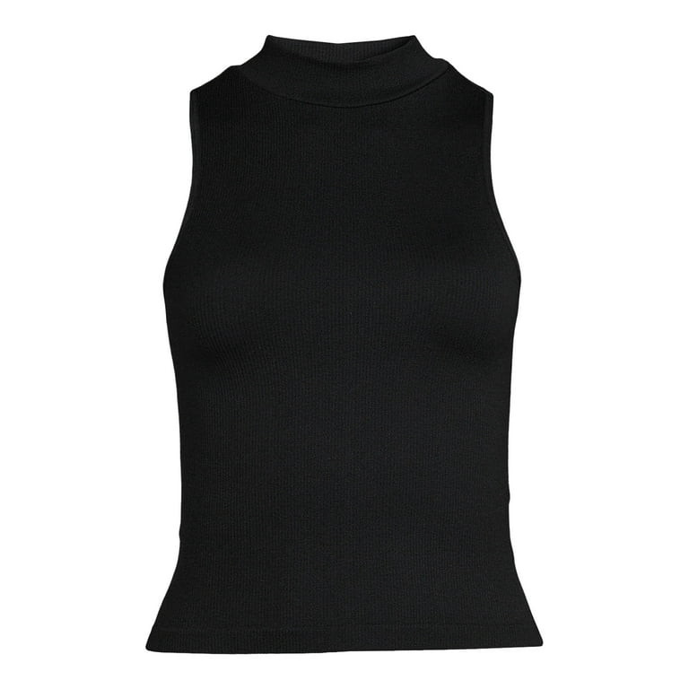 Madden NYC Juniors Sleeveless Mock Neck Top | Walmart (US)