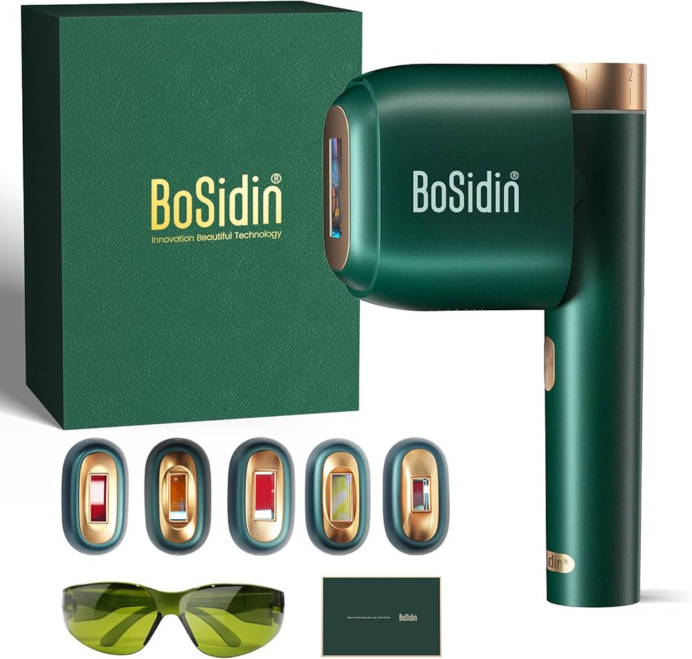 BoSidin - Depilación láser, depilación IPL con enfriamiento de hielo sin dolor, rejuvenecimien... | Amazon (US)