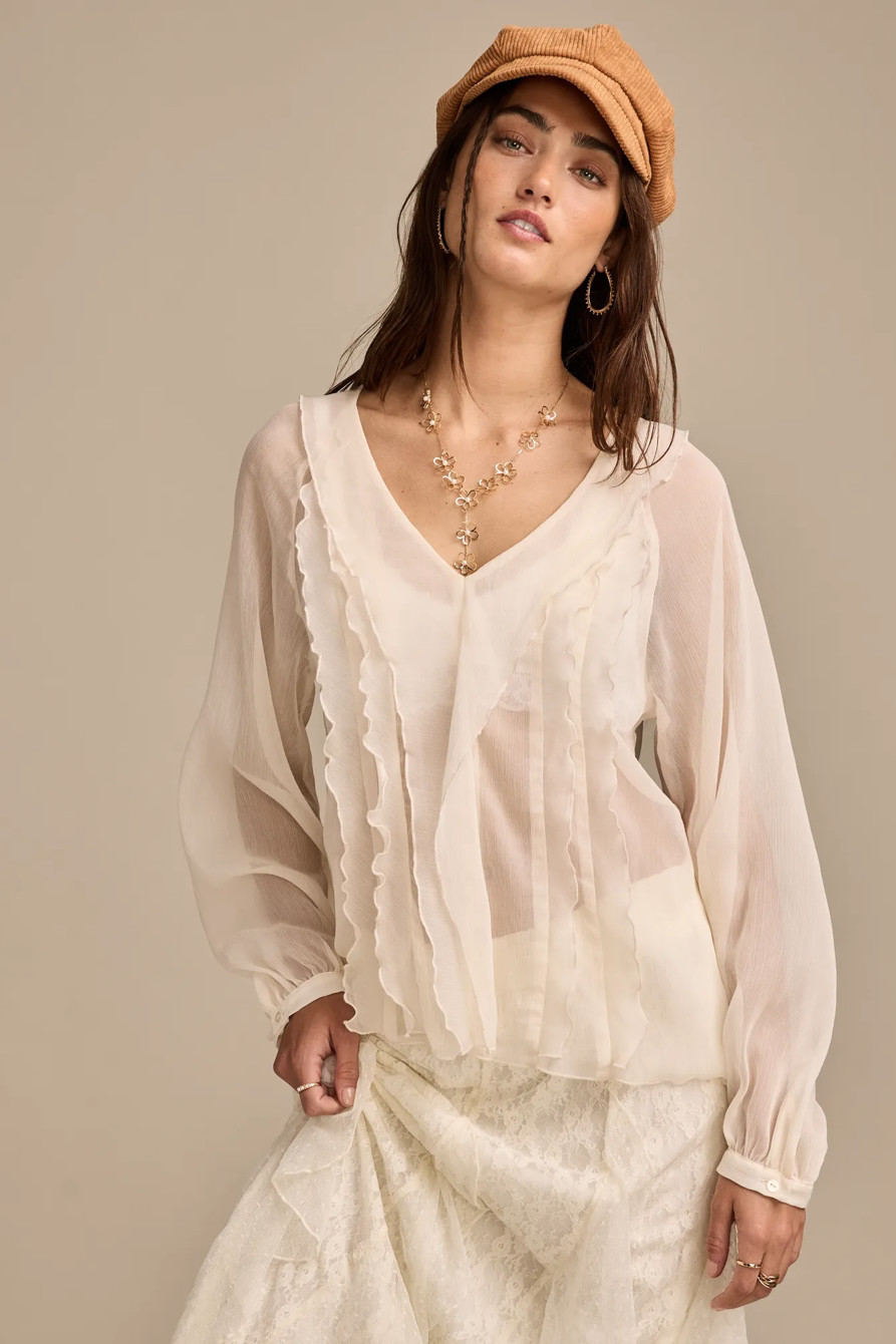 FEMME RUFFLE TOP | Lucky Brand