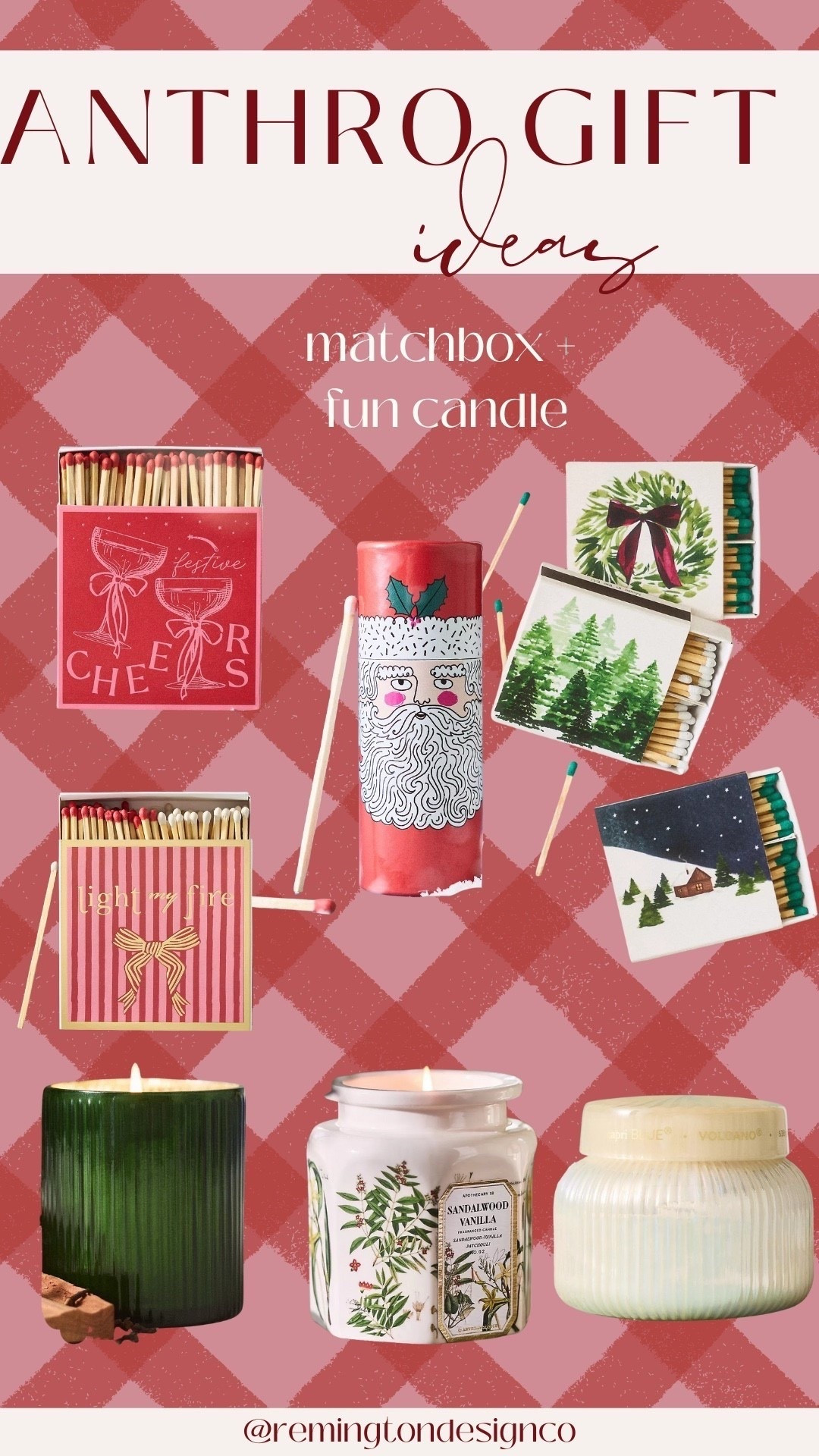 Anthropologie gift ideas! 
Choose a cute candle with some fun matchstick boxes! 

#LTKHoliday #LTKSeasonal #LTKHome