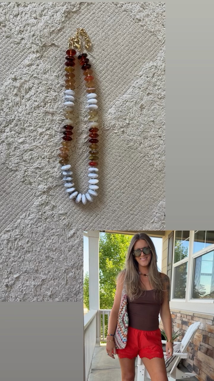 Necklace comes in 2 color combos

#LTKTall #LTKOver40