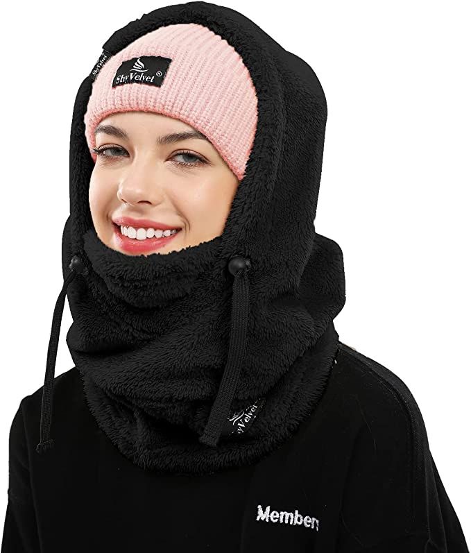 Shy Velvet Balaclava Wind-Resistant Winter Face Mask, Fleece Ski Mask for Men and Women, Warm Fac... | Amazon (US)