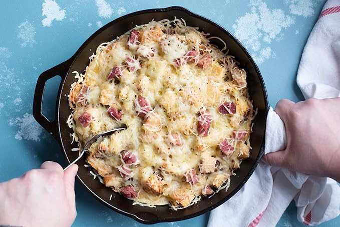 Lodge 8 Inch Cast Iron Pre-Seasoned Skillet – Signature Teardrop Handle - Use in the Oven, on t... | Amazon (US)