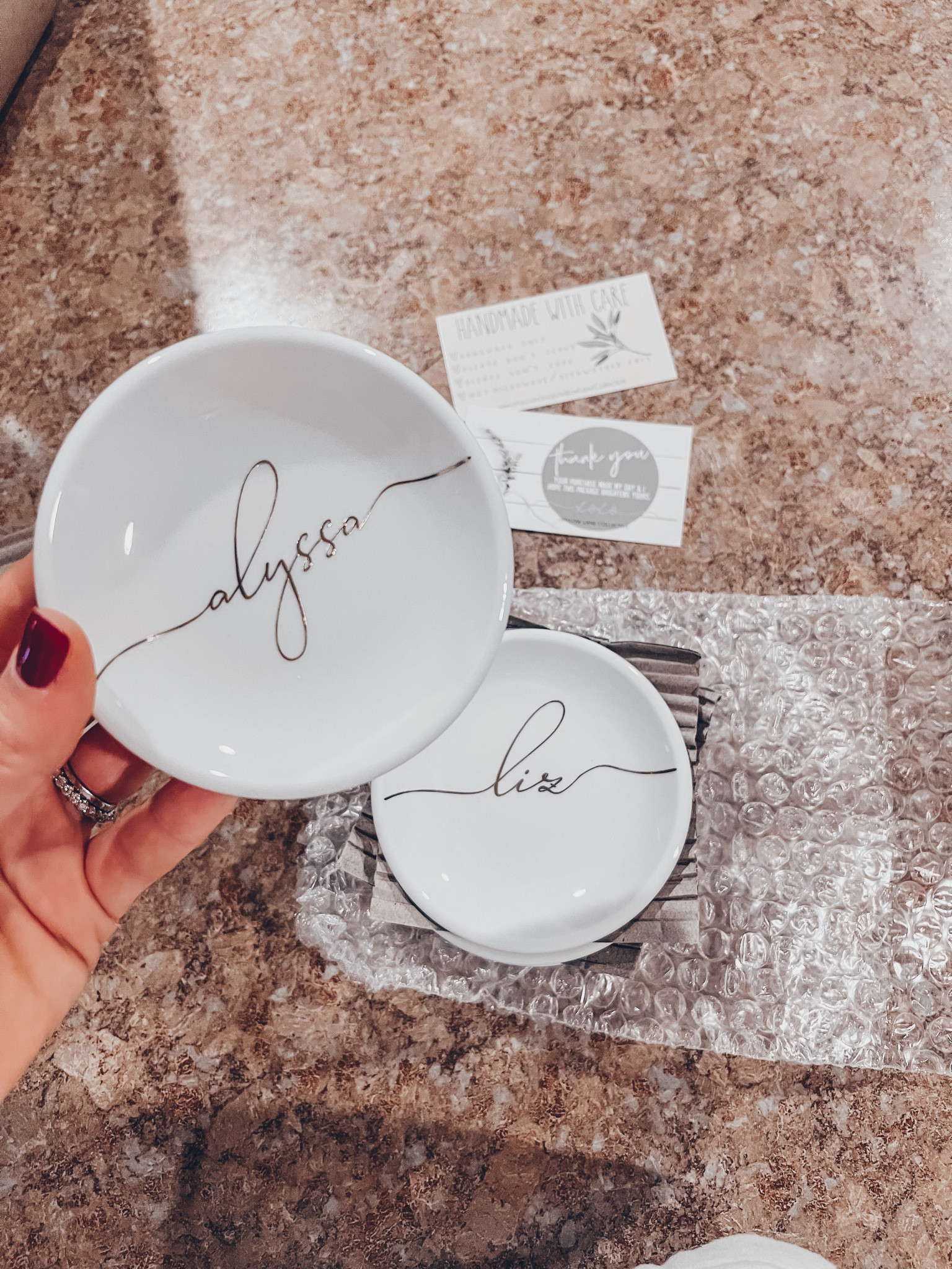 Perfect personalized gift,  jewelry dish, trinket dish

#LTKGiftGuide #LTKunder50 #LTKbeauty