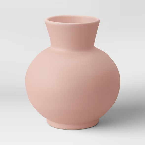 Ceramic Stoneware Vase Pink - Opalhouse™ | Target