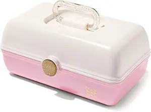 Claire's Caboodles Makeup Case Large - Travel Cosmetic Caboodles Organizer Storage Box With Mirro... | Amazon (US)