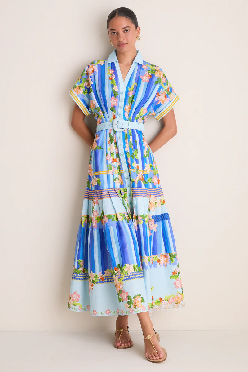 Floral River Riya-B Midi Dress | Tuckernuck (US)