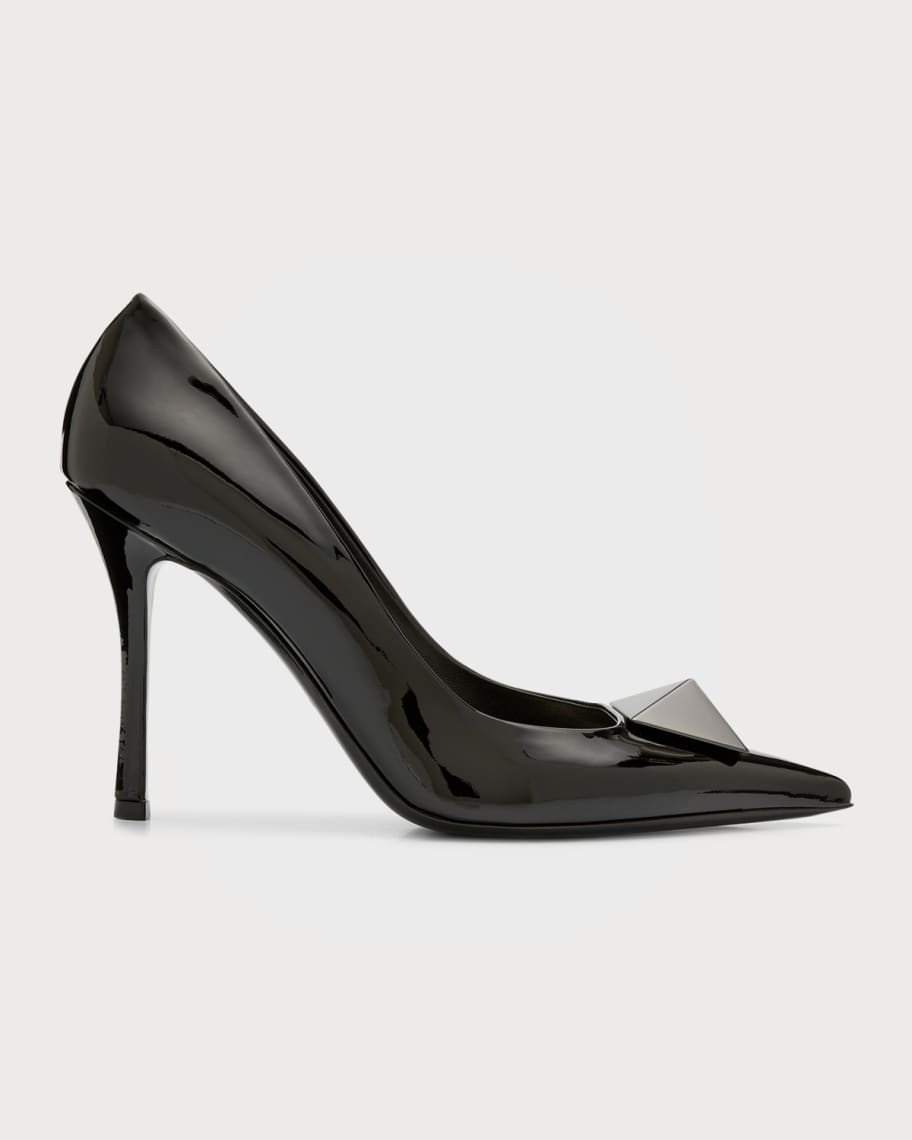 Valentino Garavani One Stud Patent Pumps | Neiman Marcus