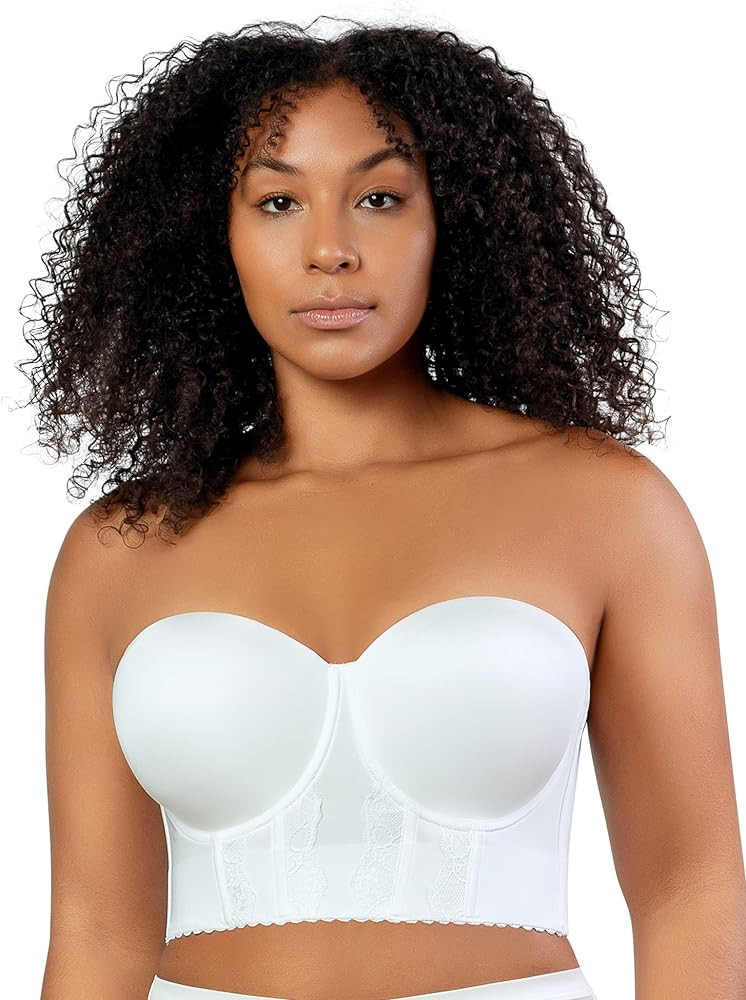 PARFAIT Elissa P50116 Women's Full Bust and Full Figure Strapless Longline Bra | Amazon (US)