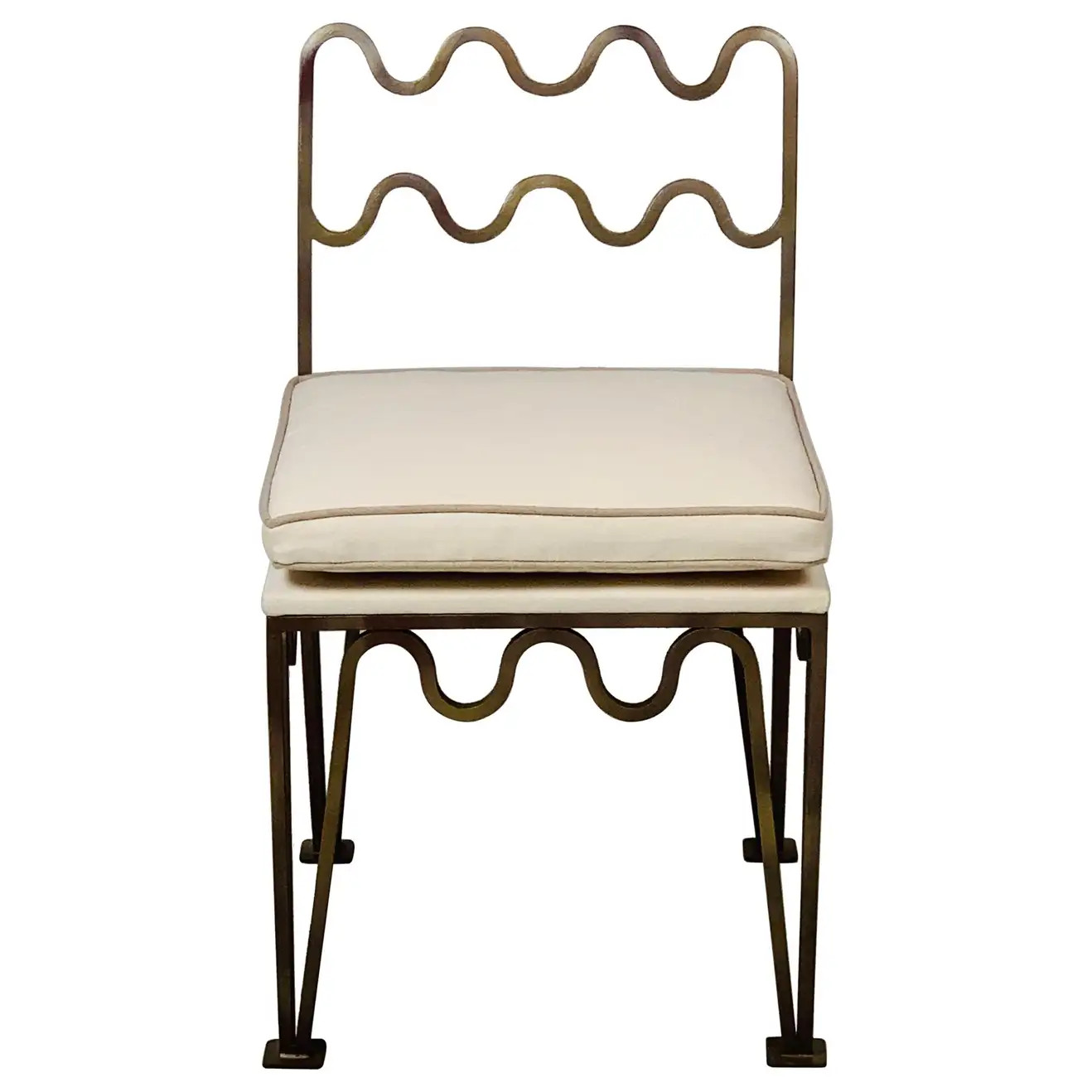 Chic 'Méandre' Side Chair by Design Frères For Sale at 1stDibs | meandre chair, design frères,... | 1stDibs