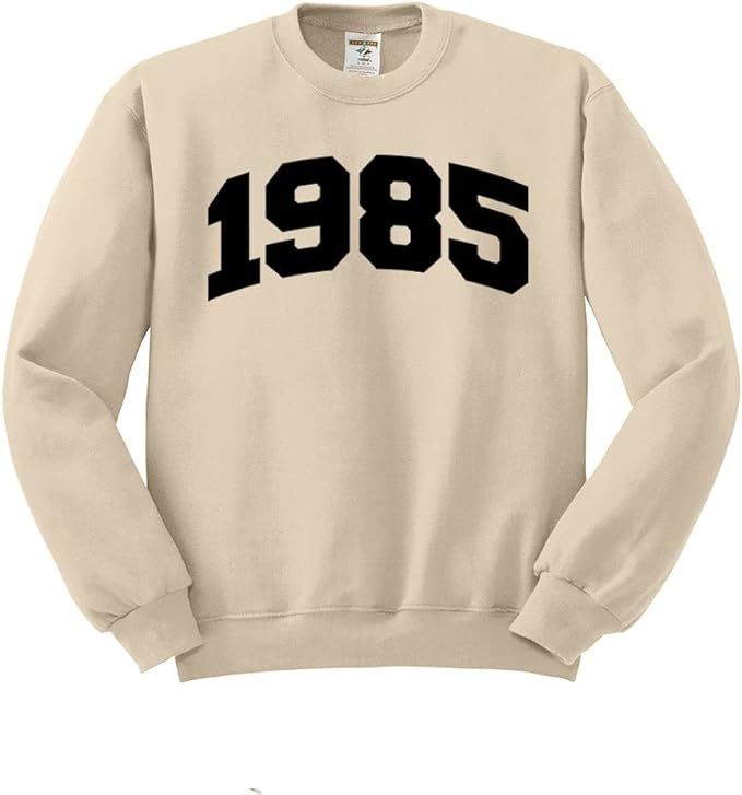 TeesAndTankYou 1985 College Style Sweatshirt Unisex | Amazon (US)