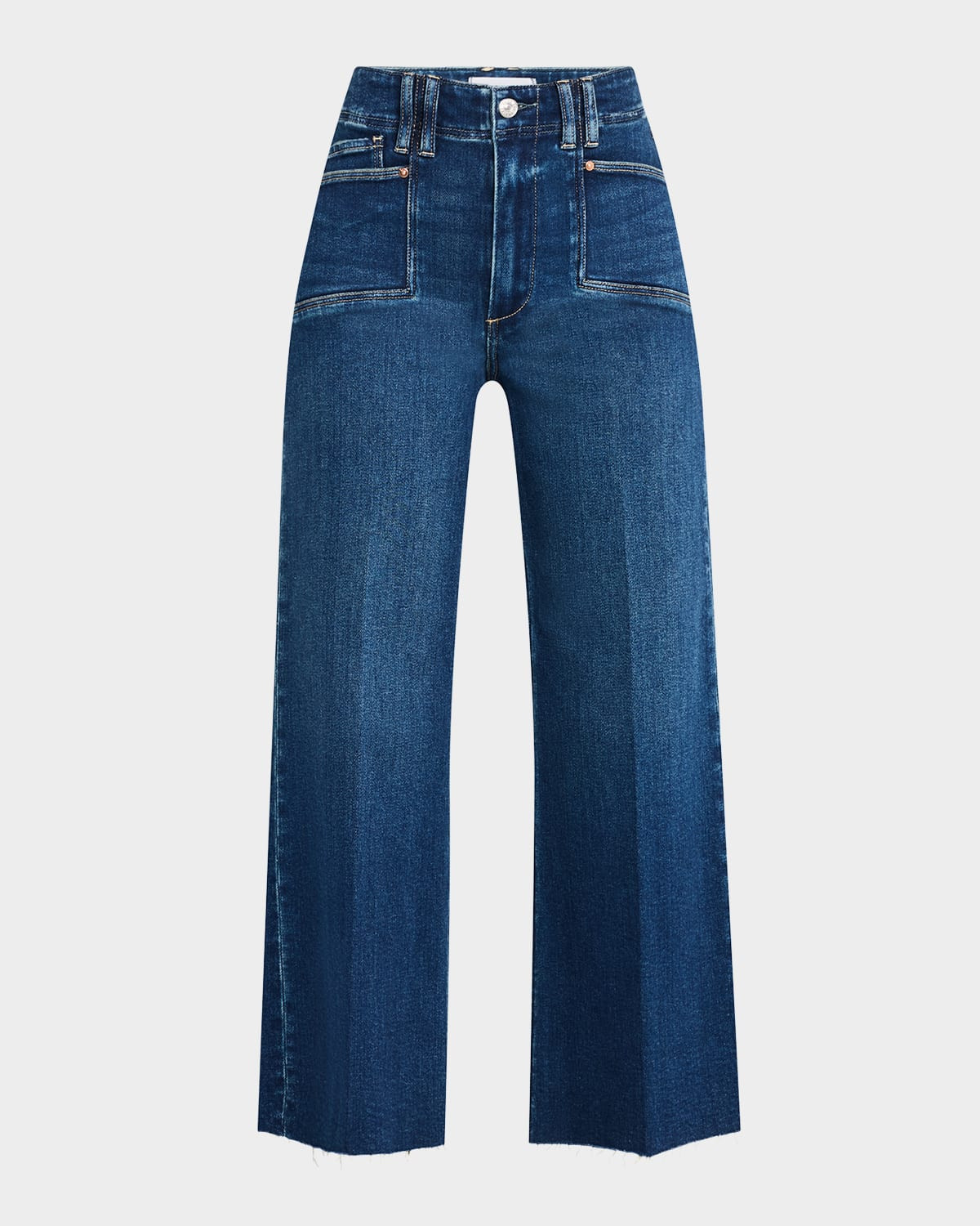 Anessa Raw Hem Jeans with Set-In Pockets | Neiman Marcus