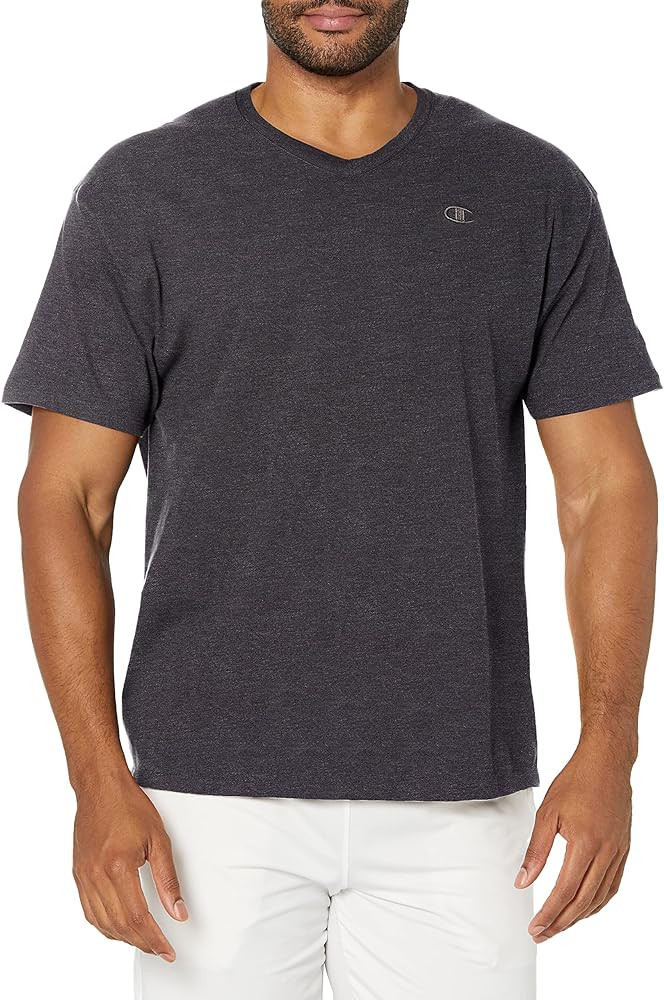 Champion Men's Classic Jersey V-Neck Tee | Amazon (US)