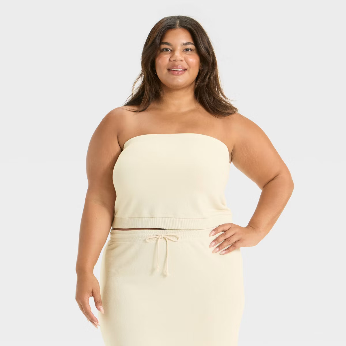Women's Leisure Studio French Terry Tube Top - Universal Thread™ | Target