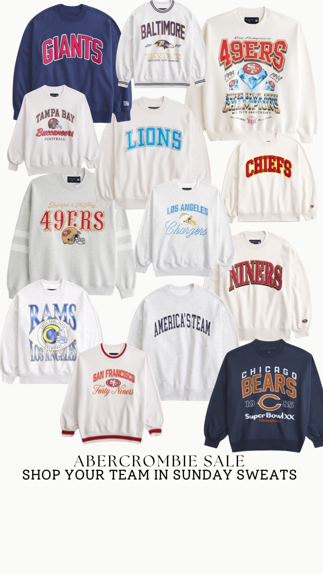 You don't want to miss this--for a limited time, save $50 off $150+ or $25 off $100* including NFL!! Code kickoff will give you 15% off additionally!! These are my favorite Sunday sweats

#LTKFamily #LTKSaleAlert #LTKSeasonal