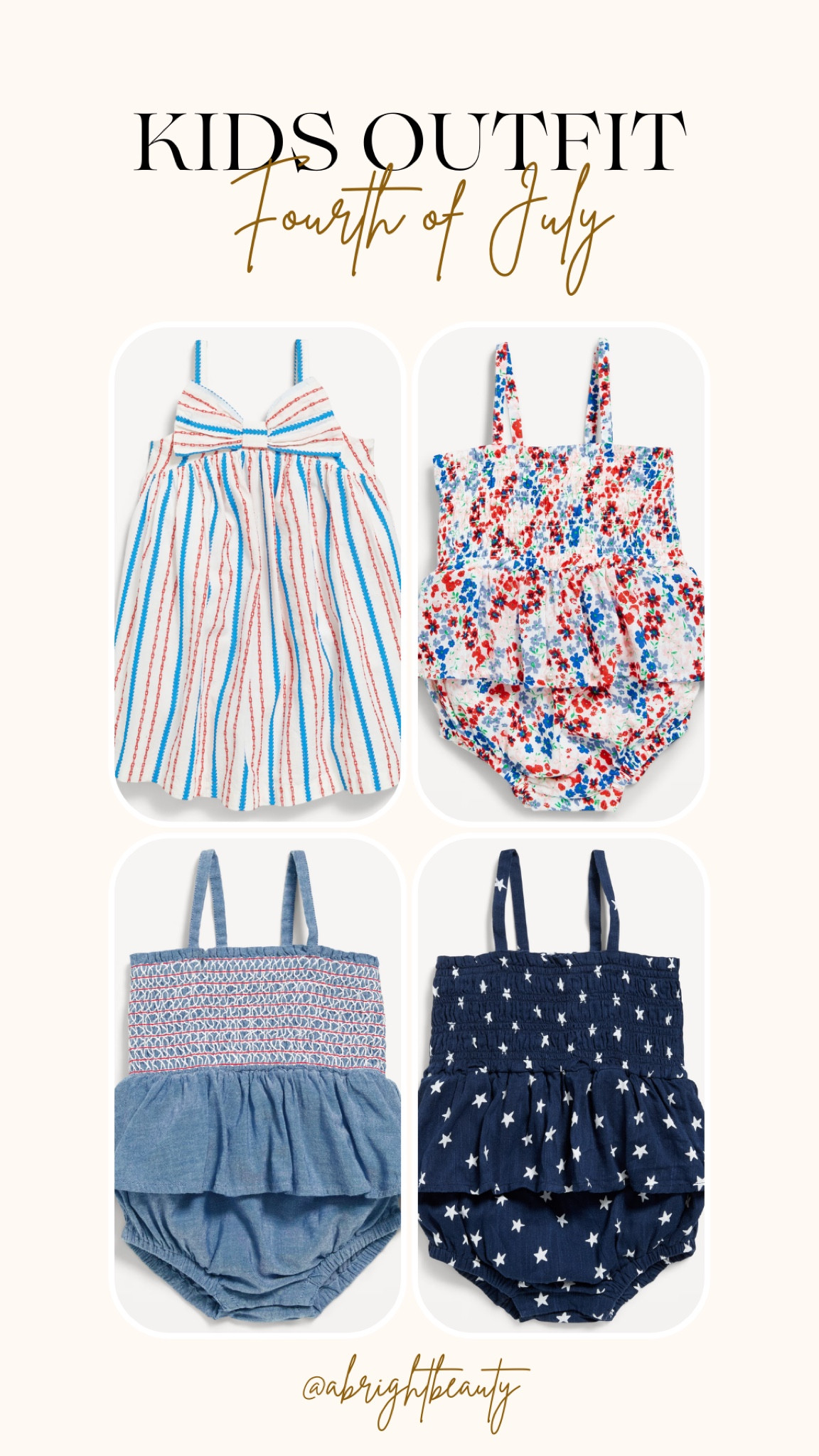 Kids Fourth of July Outfit Ideas 🇺🇸

Girl dresses, baby girl outfits, rompers, Fourth of July, summer girl outfits, summer kids clothes

#LTKbaby #LTKkids #LTKbump