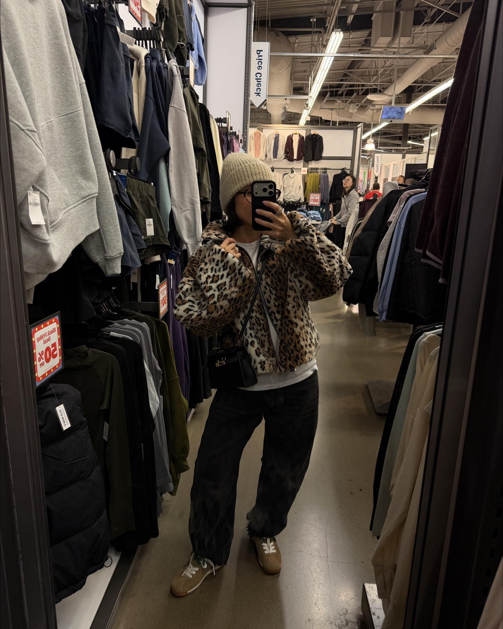 Went Black Friday shopping yesterday with my parents and sister. 4:15am wake up call, lol. It was crazy out there, but we had so much fun! My jacket is from fashion nova so im unable to link it. Linked similar. 

#LTKdayinmylife #LTKFindsUnder50 #LTKootd