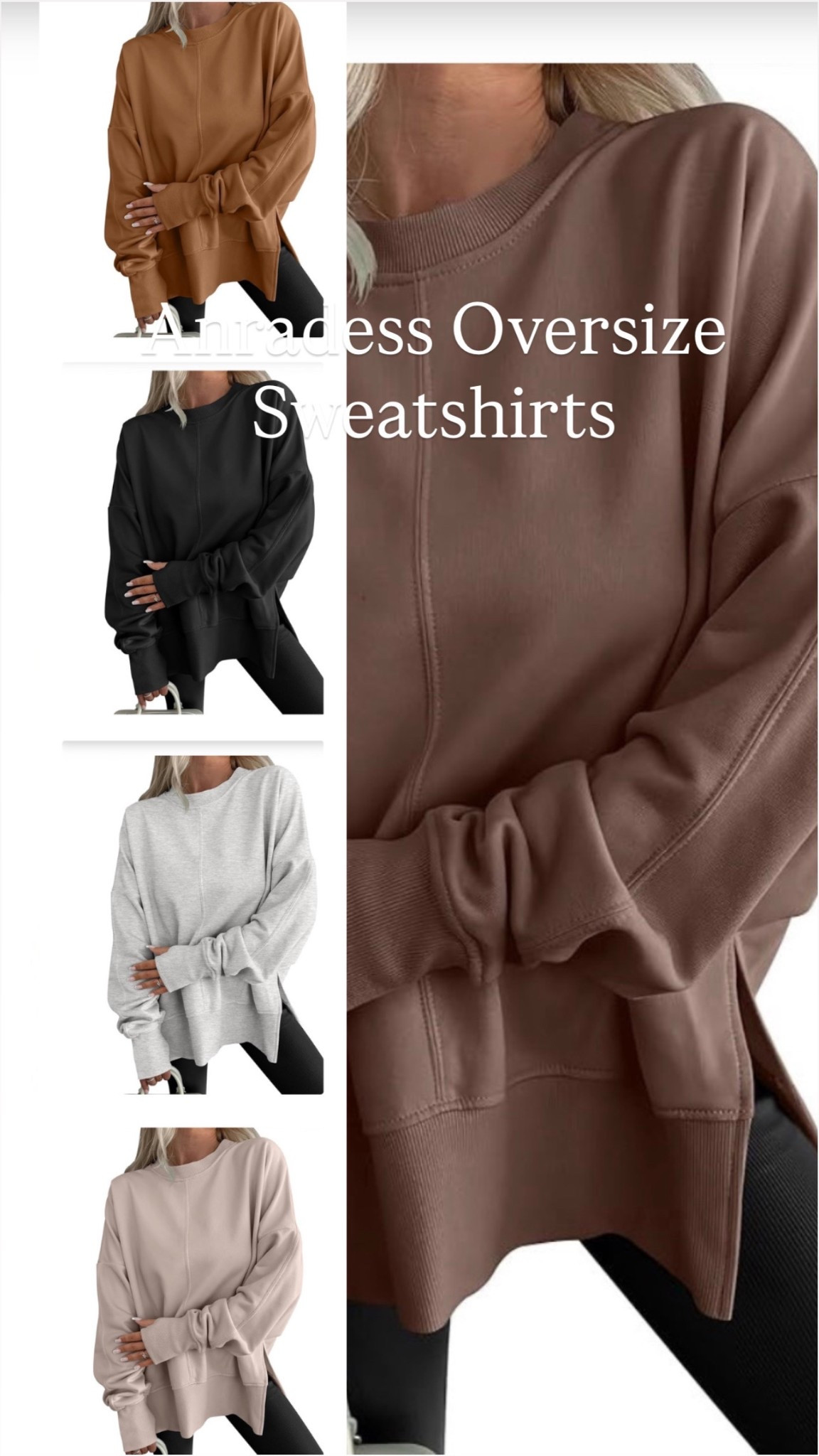 Oversize sweatshirts from Amazonn

#LTKover40 #LTKfindsunder50 #LTKActive