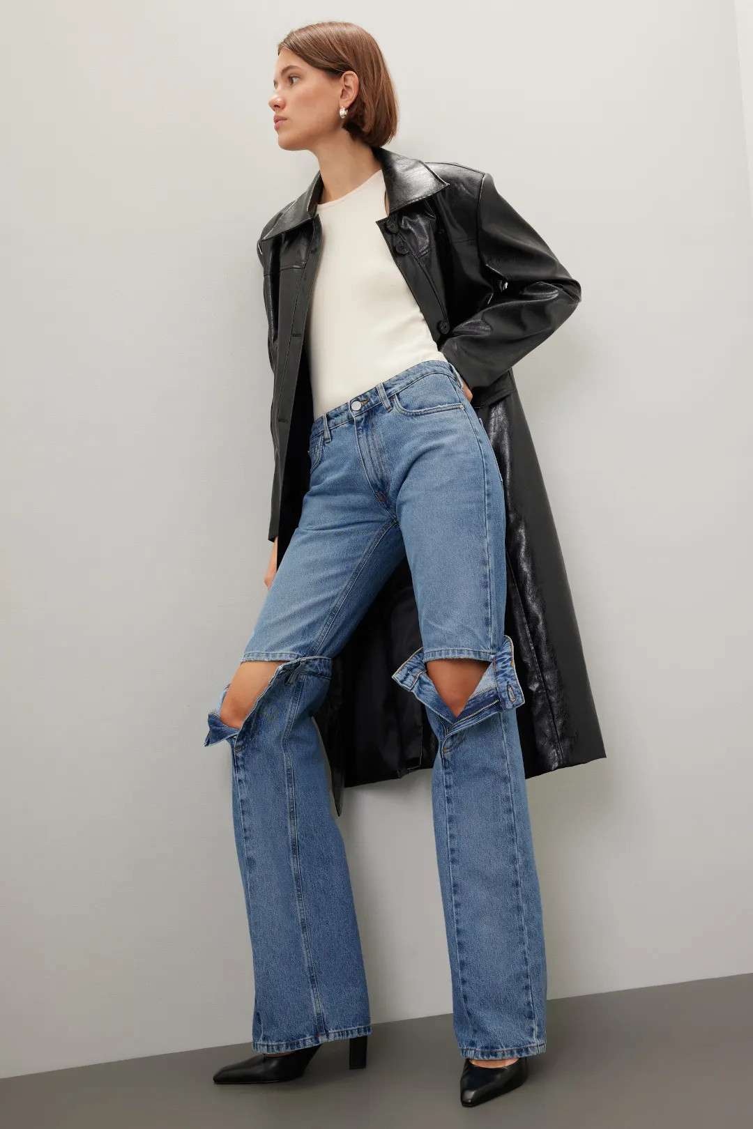 Open Knee Jeans | Rent the Runway