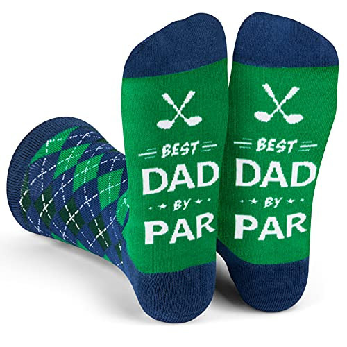 Lavley Best Dad By Par Golf Socks - Father's Day Gift for Golfers | Amazon (US)