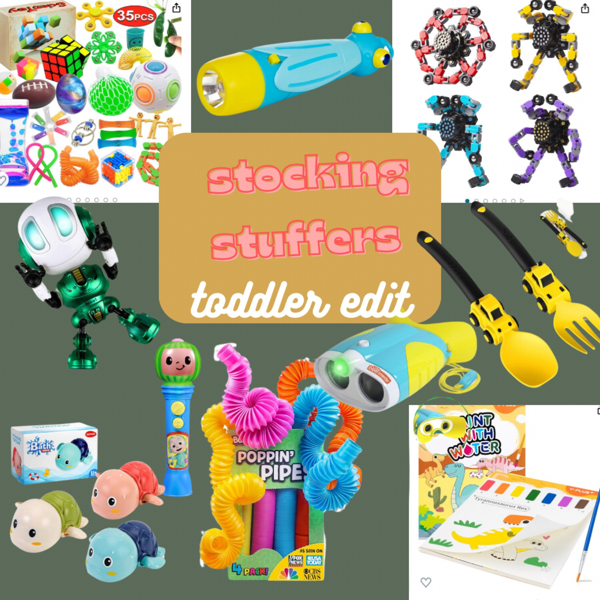 perfect for ages 2-5. last minute stocking stuffers for toddlers. some of these can be divided up between multiple kids

#LTKHoliday #LTKSeasonal #LTKGiftGuide