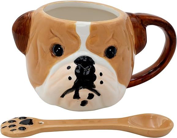 Amazon.com: 3D Hand Painted Dog Coffee Tea Ceramic Mug Cute Pet Perfect Dog Lover (Scottish Terri... | Amazon (US)