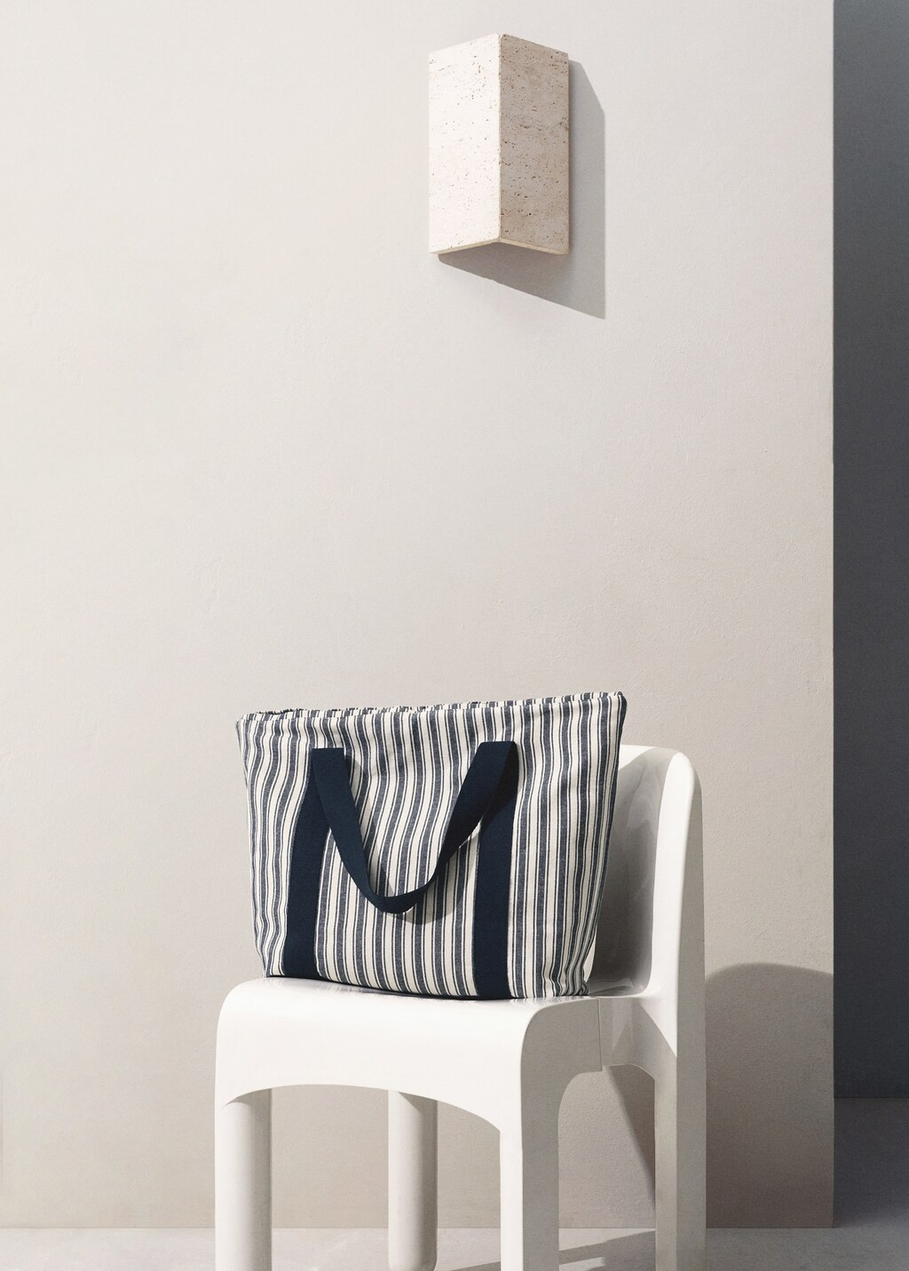 Striped cotton thermal bag | MANGO (NL)