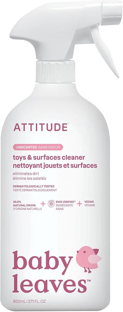 ATTITUDE Toy and Surface Cleaner, EWG Verified Multi-Surface Products, Vegan, Naturally Derived M... | Amazon (US)