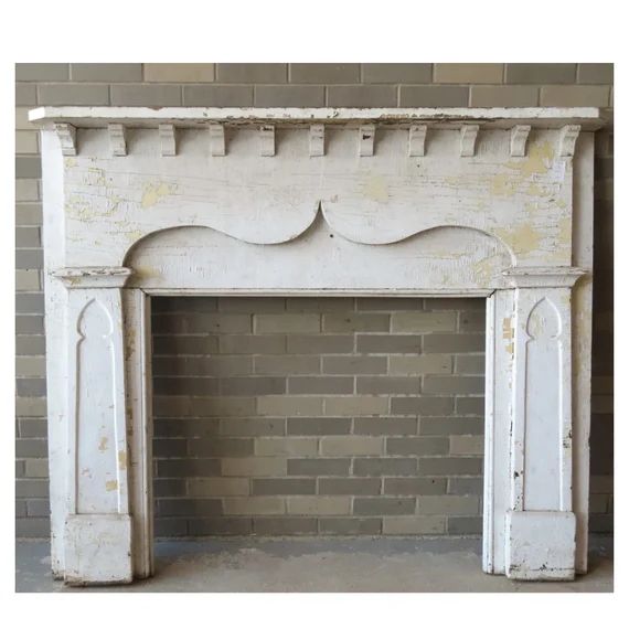 Vintage Scroll Fireplace Mantel  Shipping Included in | Etsy | Etsy (US)