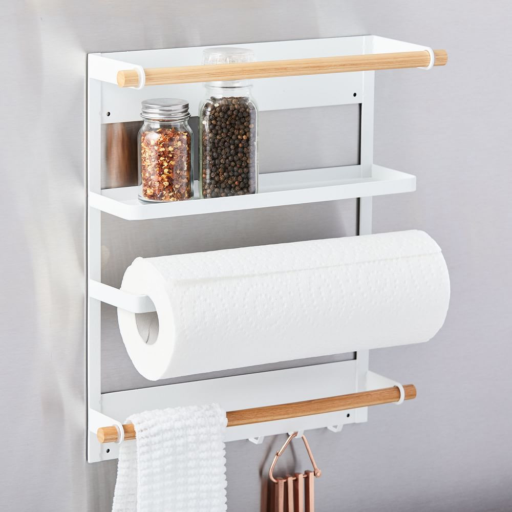 Yamazaki Magnetic Kitchen Organization Rack | West Elm (US)