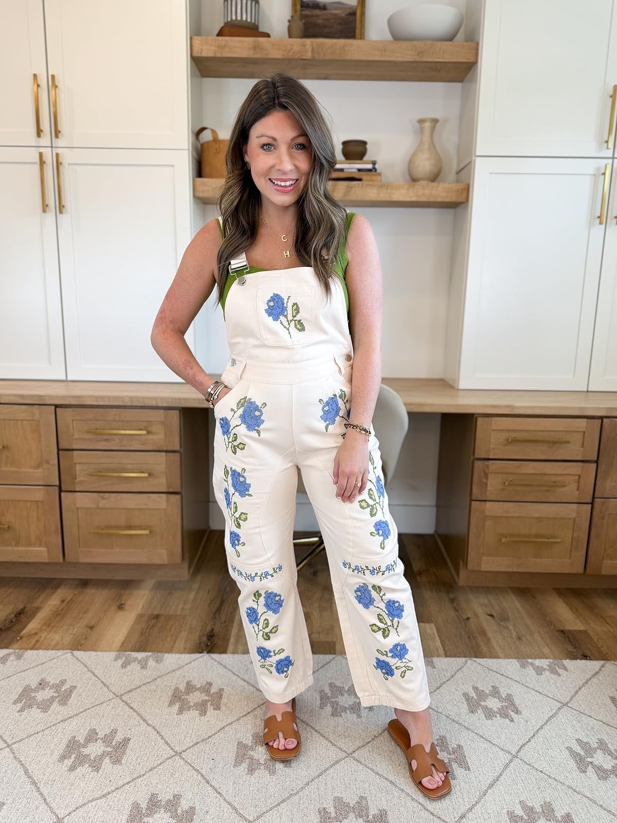 Floral denim overalls 🌸 Cute Amazon look!

#LTKootd #LTKOver40 #LTKmomlife