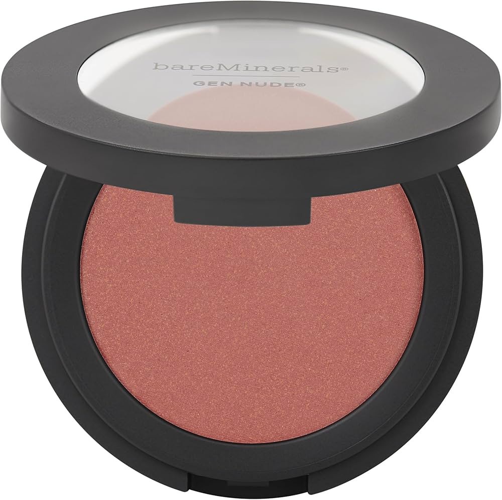 bareMinerals Gen Nude Powder Blush, Mineral-Based Pressed Blush Powder, All Day Wear, Buildable C... | Amazon (US)
