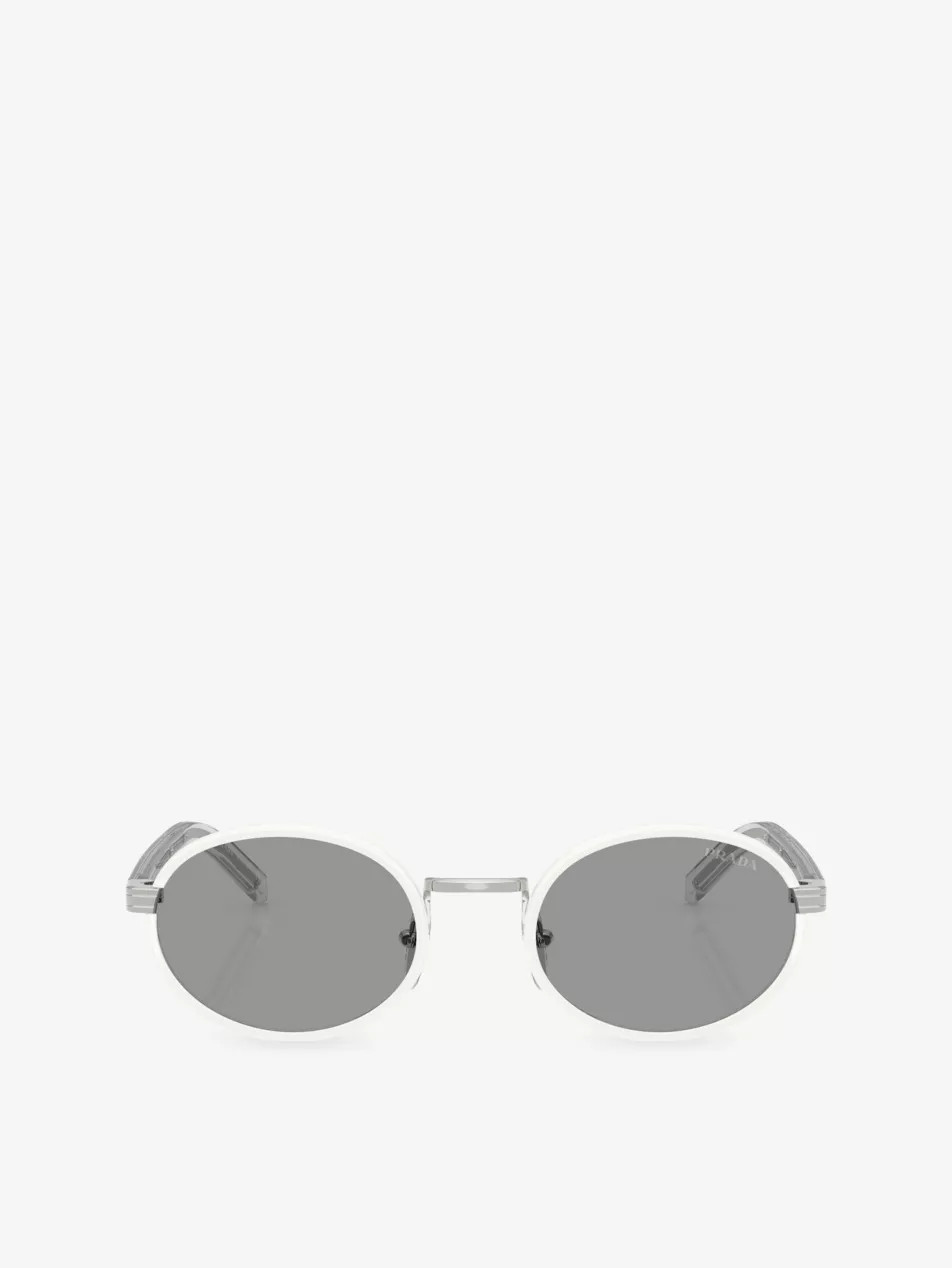 PR B56S Round-Frame Metal Sunglasses | Selfridges