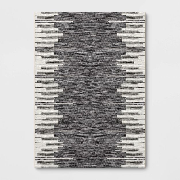 Graphic Steps Outdoor Rug Black - Project 62™ | Target