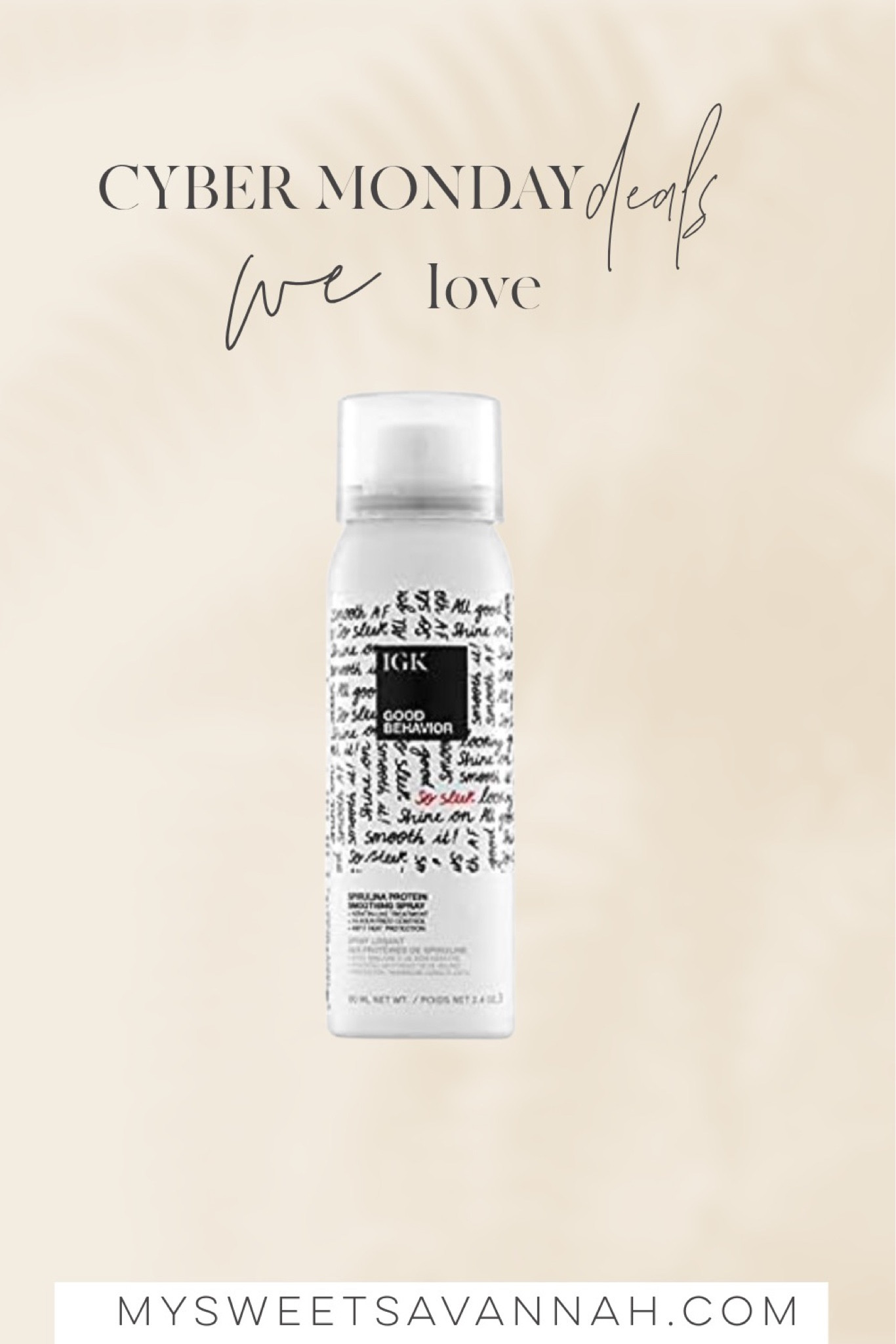 The one hair product I couldn’t live without. I spray this on my dry hair before using the curling iron and it creates a keratin smooth frizz free finish that lasts for days! Great gift idea or stocking stuffer idea! 

#LTKCyberWeek #LTKstyletip #LTKsalealert