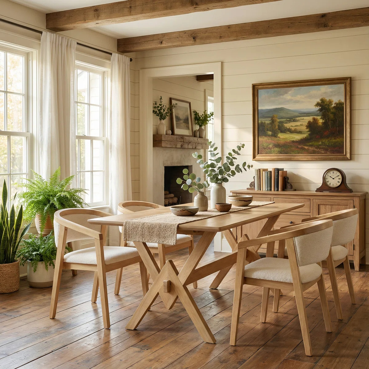 This dining set looks like it came straight out of a $5K showroom… but it’s Wayfair 🤍 minimal, chic, and actually affordable #wayfairfinds #minimalisthome #diningroominspo #luxuryforless #ltkhome #neutraldecor #homeaesthetic #budgethome #modernhome #diningtable 

 #LTKSeasonal #LTKHome #LTKSaleAlert