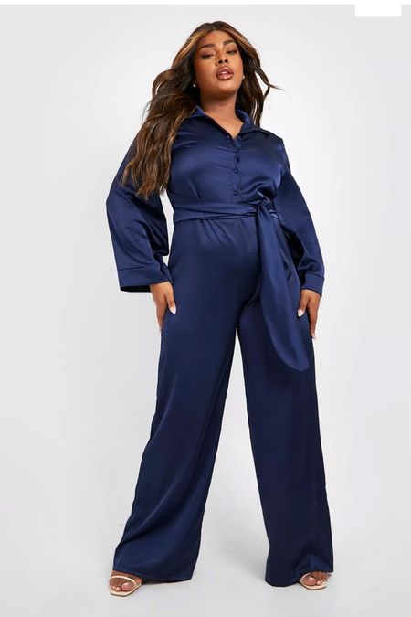 Jumpsuit from Boohoo - wearing a 14!

#LTKHoliday #LTKcurves #LTKstyletip