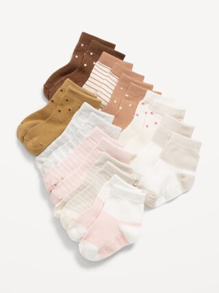 Unisex Crew Socks 10-Pack for Toddler & Baby | Old Navy (US)